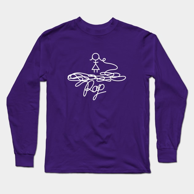 Rapunzel Hair Long Sleeve T-Shirt by Hair